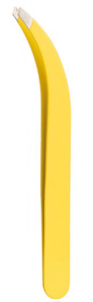 Pinza de punta angulada color amarillo